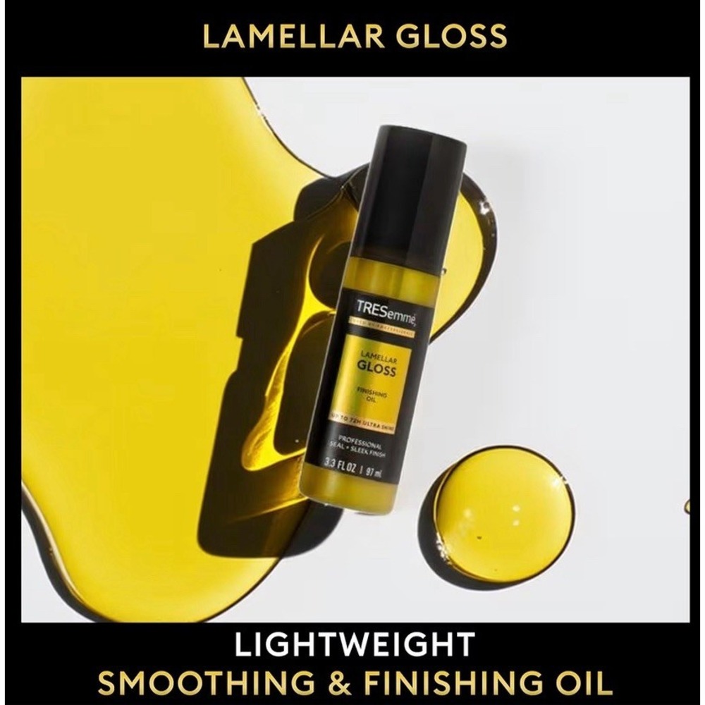 Lot of 2, Tresemme Lamellar Gloss Finishing Oil, Seal + Sleek Finish, 3.3oz - Picture 2 of 6